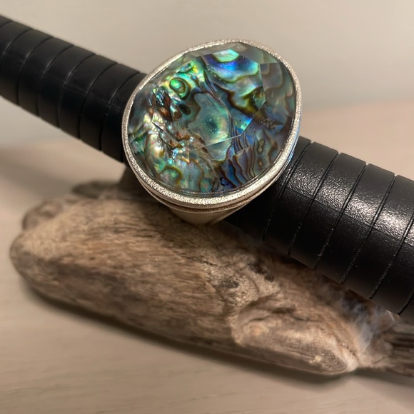 Silpada Abalone Rock Ring R2760 - Picture 9 of 14